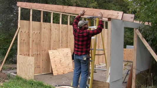 Assembling a shed kit