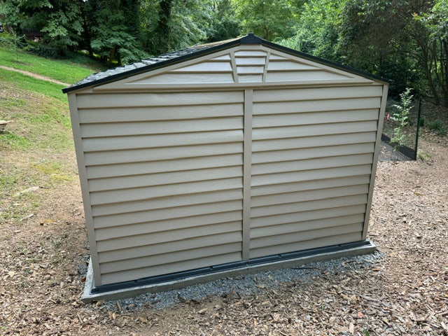 Duramax 10.5' x 8' Storemax Plus Vinyl Shed Kit with Floor 30225