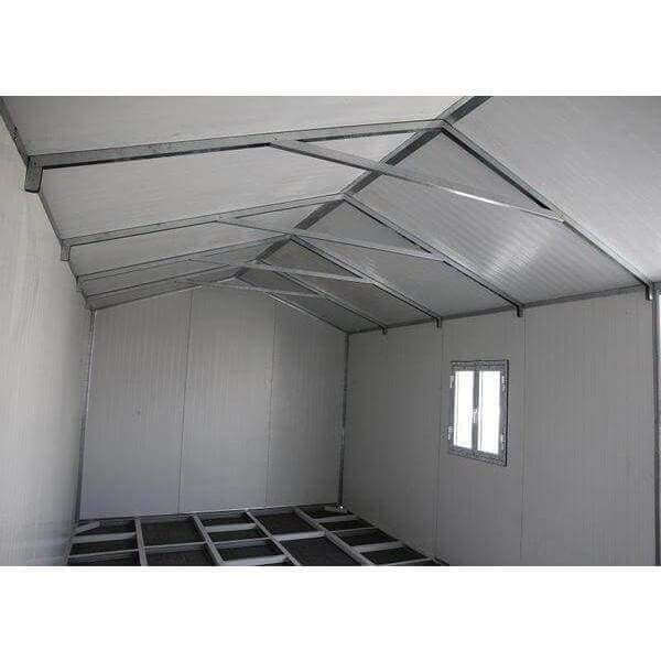 Duramax 19x10 Gable Roof Insulated Building 30962 interior ceiling view