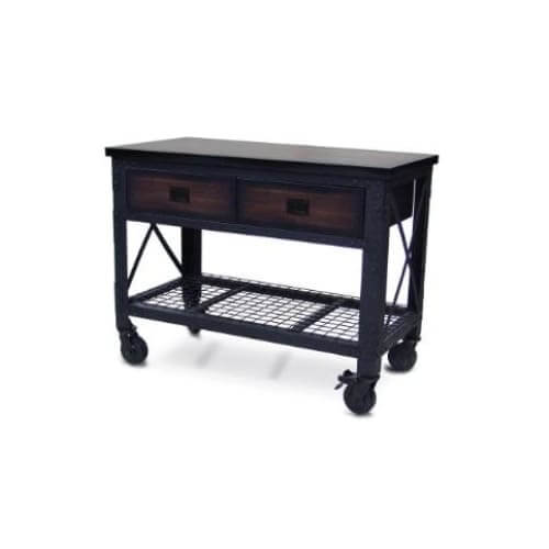 Duramax 48" x 24" 2 Drawer Industrial Workbench 68002 angle front view