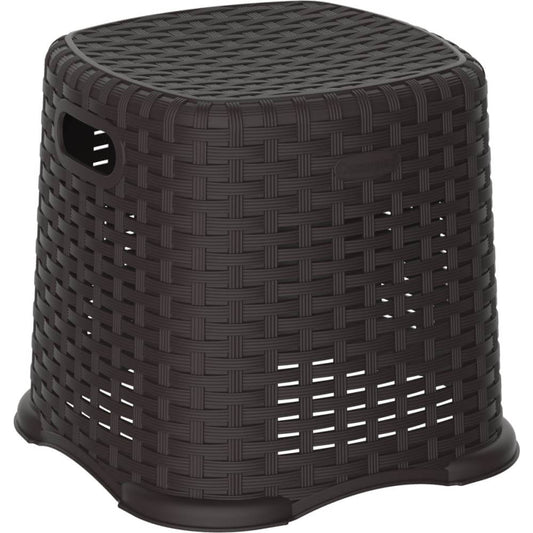 Duramax Rattan Step Stool 11" Brown 86400