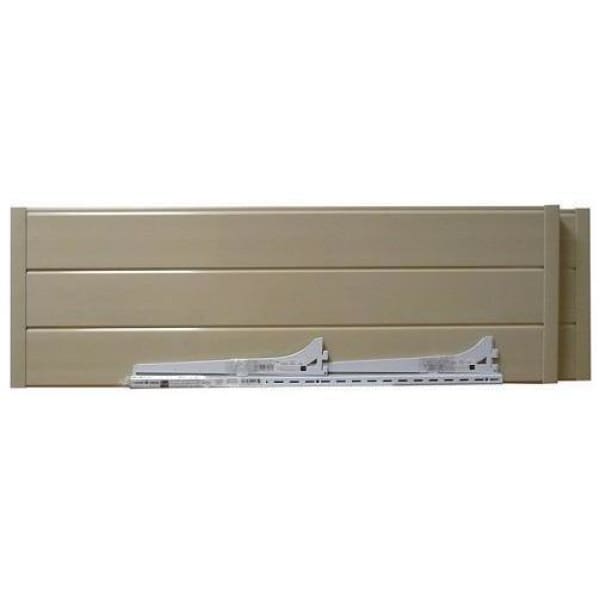 Duramax Shelf Kit 12 deep x 50 Wide Double Shelf 08632 close up single shelf